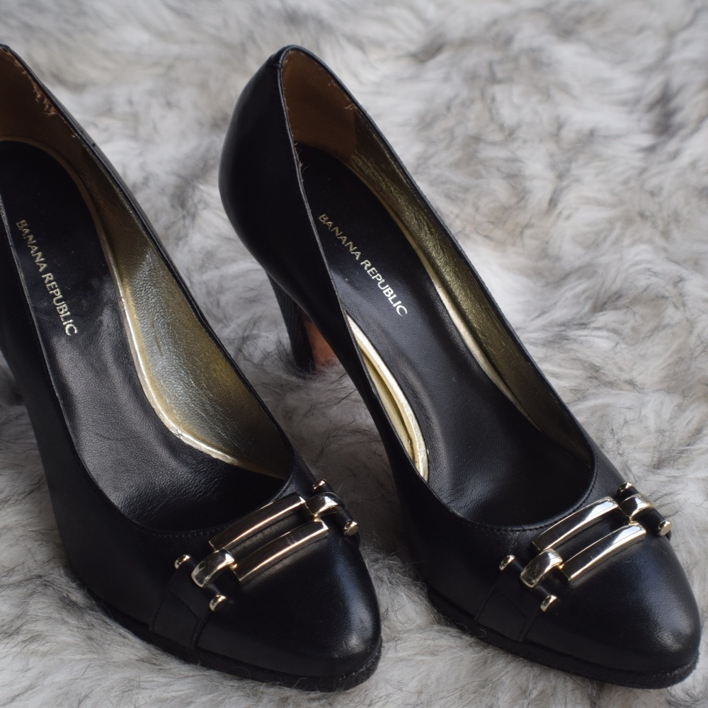 Banana Republic Black Heels
